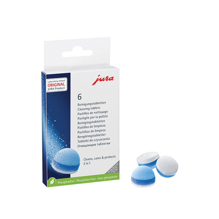 JURA 3-phase-Cleaning Tablets 6 Pcs